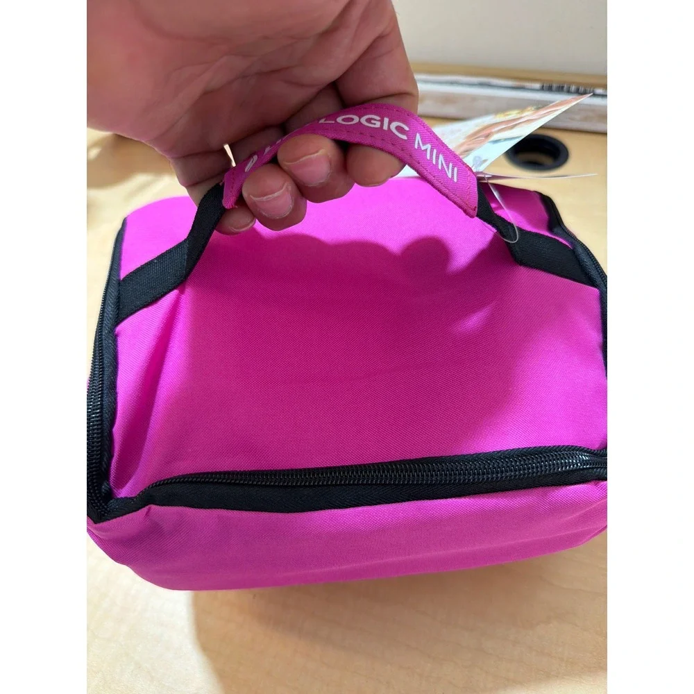 Hot Logic Mini Portable Oven Magenta Pink Personal Food Warmer Lunch Bag NWT